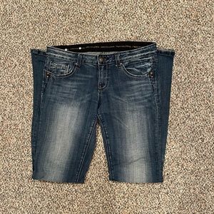 Express jeans, boot leg, size 8L
